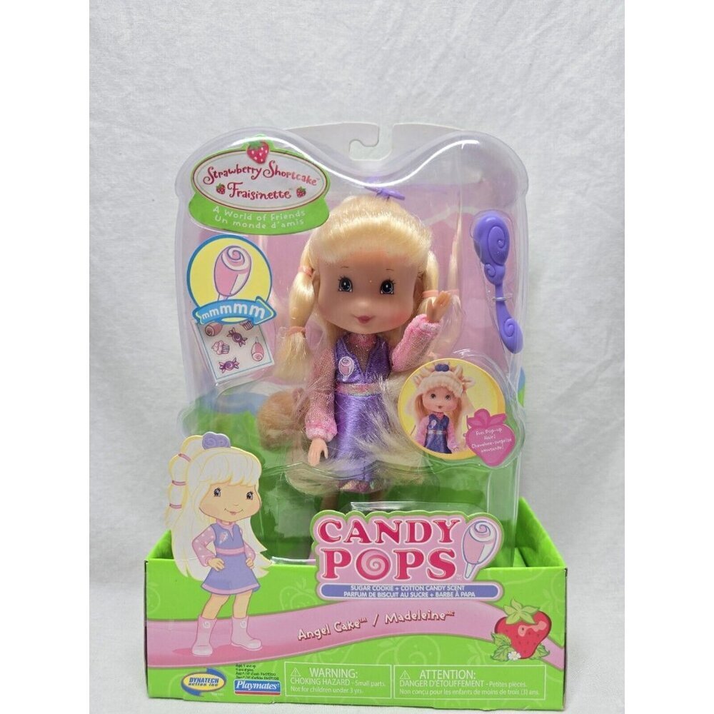 Strawberry Shortcake Candy Pops 2006 Playmates Angel Cake Doll Brand New in Box